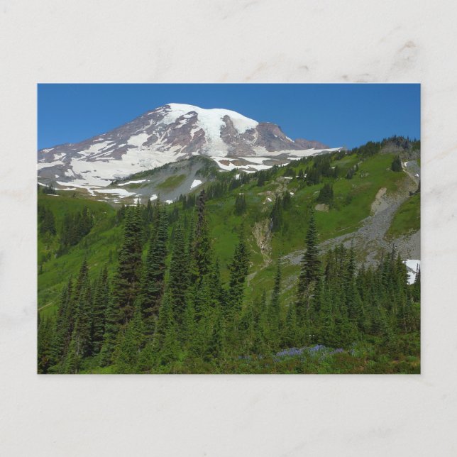 Postal Fusión glacial en Mount Rainier (Anverso)