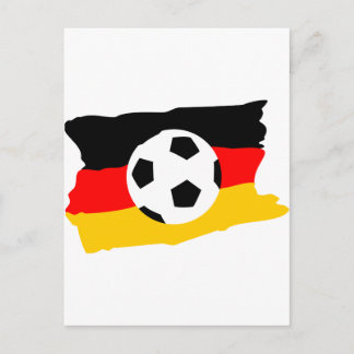 Postal Fussball deutschland fahne