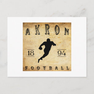 Postal Fútbol Akron Ohio 1894