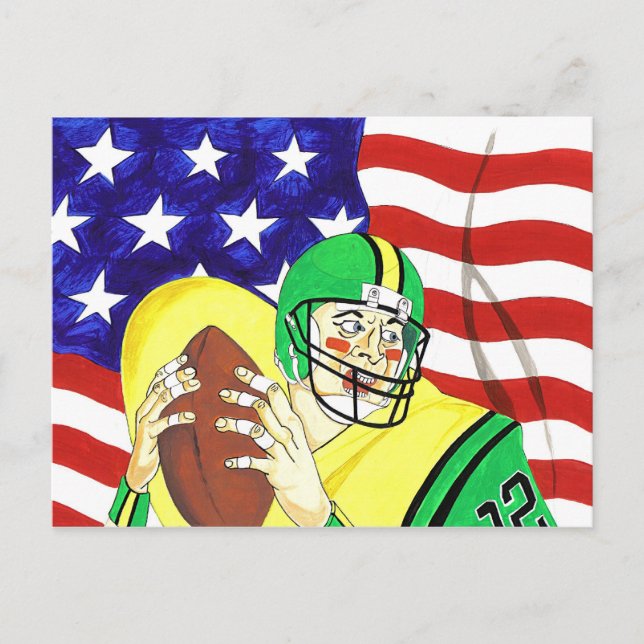Postal Fútbol americano (Anverso)