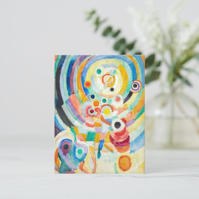 Postal Fútbol americano | Robert Delaunay | (Anverso de pie)