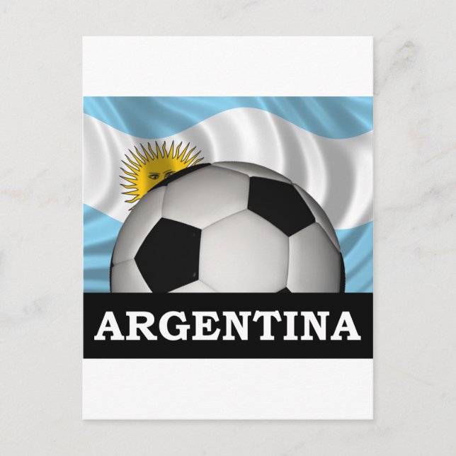 Postal Fútbol Argentina (Anverso)