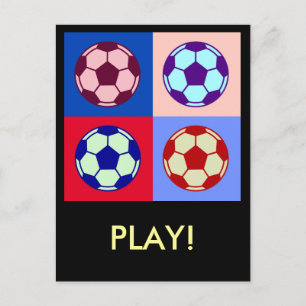 Postal Fútbol/ Arte de fútbol