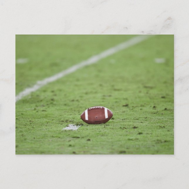 Postal Fútbol cerca de la línea de criterios. (Anverso)