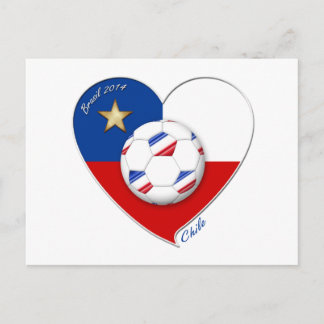 Postal Fútbol "CHILE" 2014. Chilean national soccer team