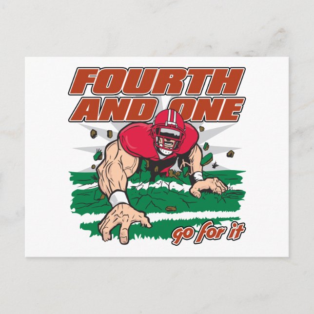 Postal Fútbol cuarto y uno (Anverso)