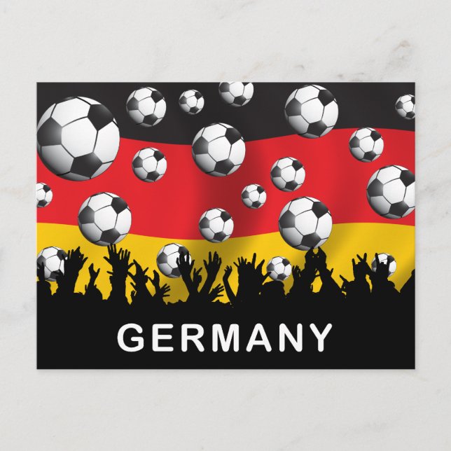 Postal Fútbol de Alemania (Anverso)