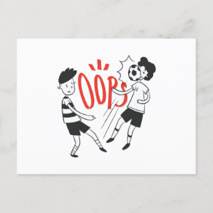 Postal fútbol de la oops