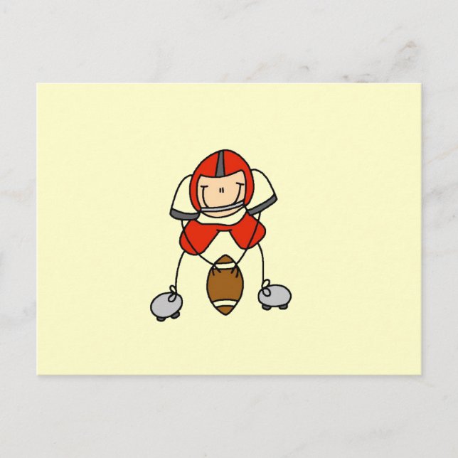 Postal Fútbol de Palotes Rojo (Anverso)