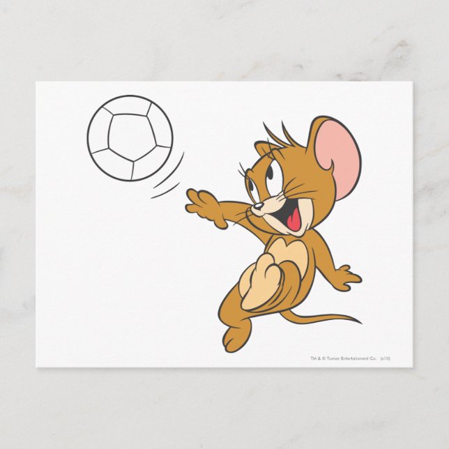 Postal Fútbol de Tom y Jerry (fútbol) 1 (Anverso)