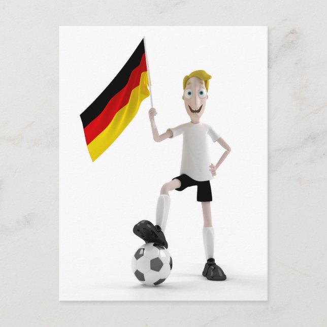 Postal Fútbol en Alemania (Anverso)