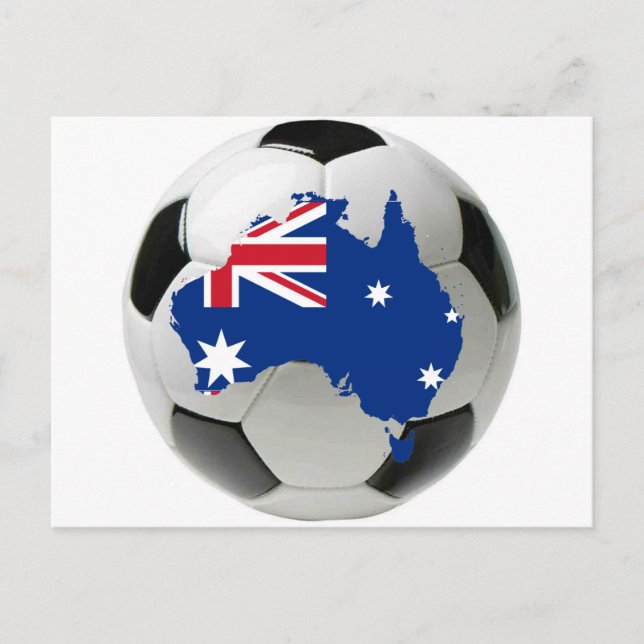 Postal Fútbol en Australia (Anverso)