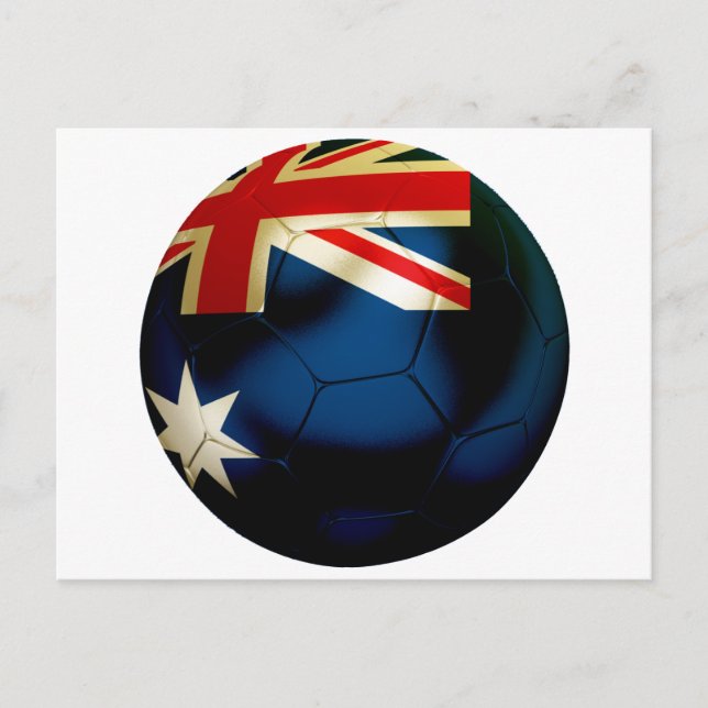 Postal Fútbol en Australia (Anverso)