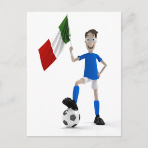 Postal Fútbol en Italia