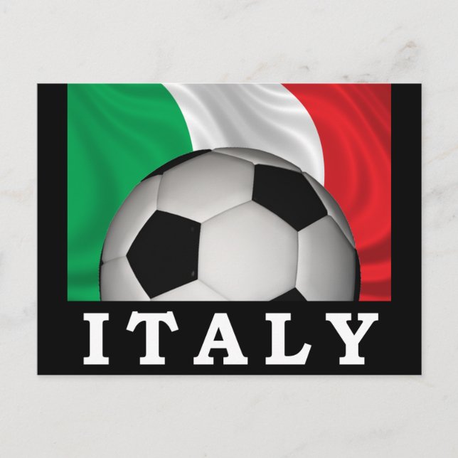 Postal Fútbol en Italia (Anverso)