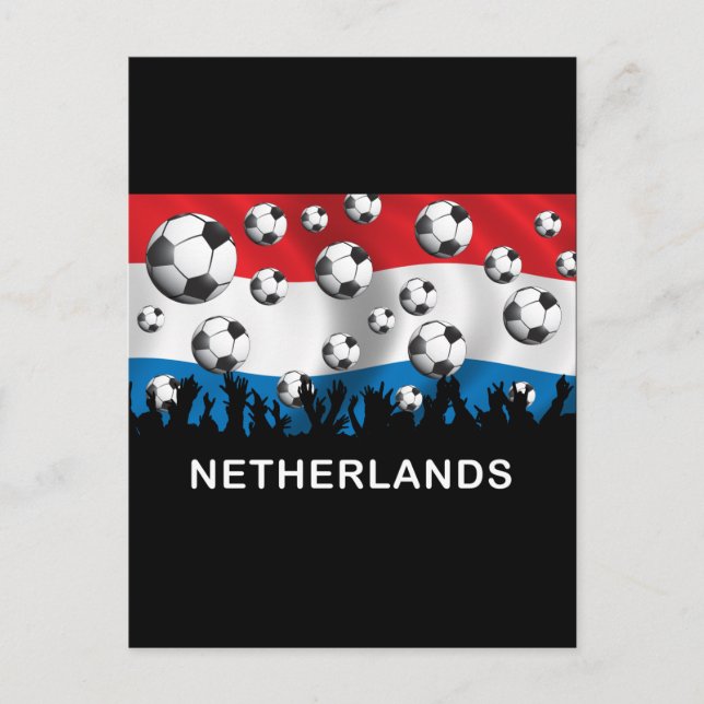 Postal Fútbol en los Países Bajos (Anverso)