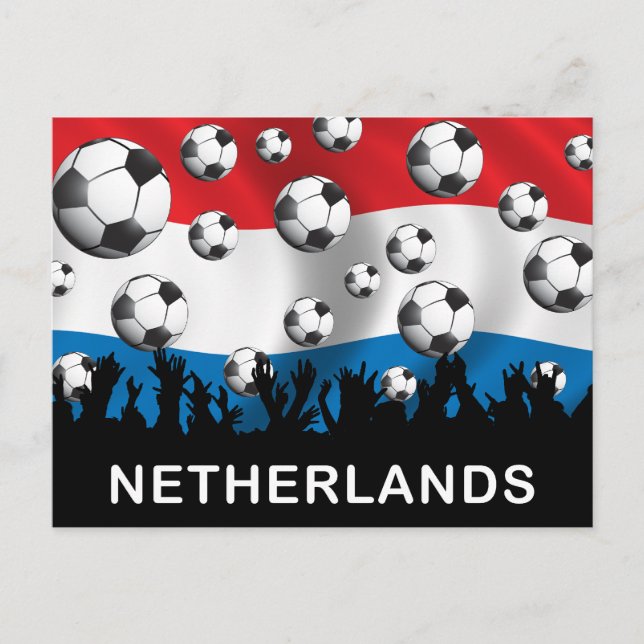 Postal Fútbol en los Países Bajos (Anverso)