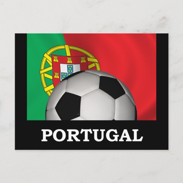 Postal Fútbol en Portugal (Anverso)