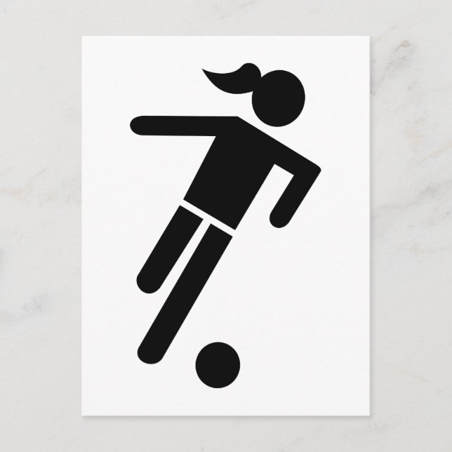 Postal Fútbol femenino (Anverso)