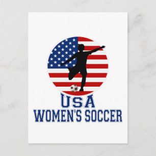 Postal Fútbol femenino en Estados Unidos
