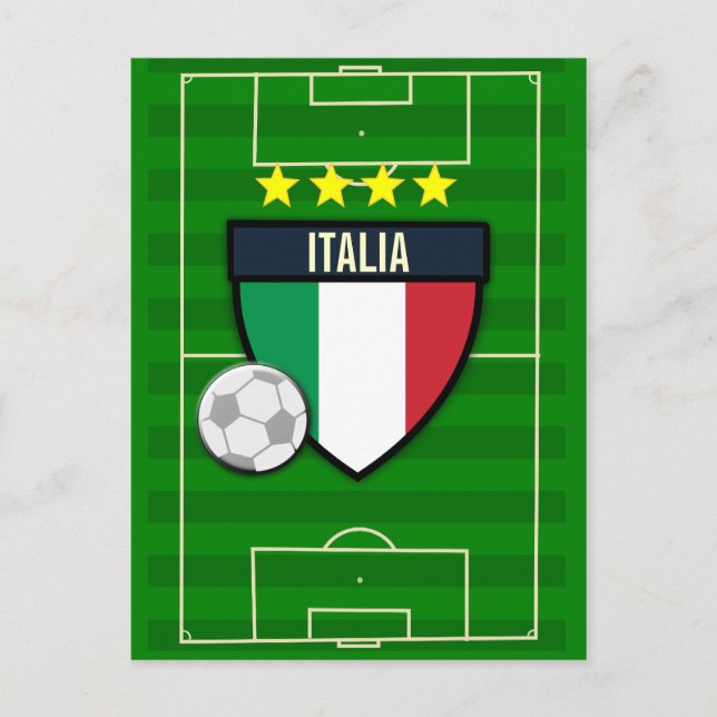 Postal Fútbol Italia (Anverso)