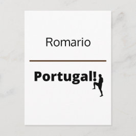Postal Fútbol Portugal, personalizable