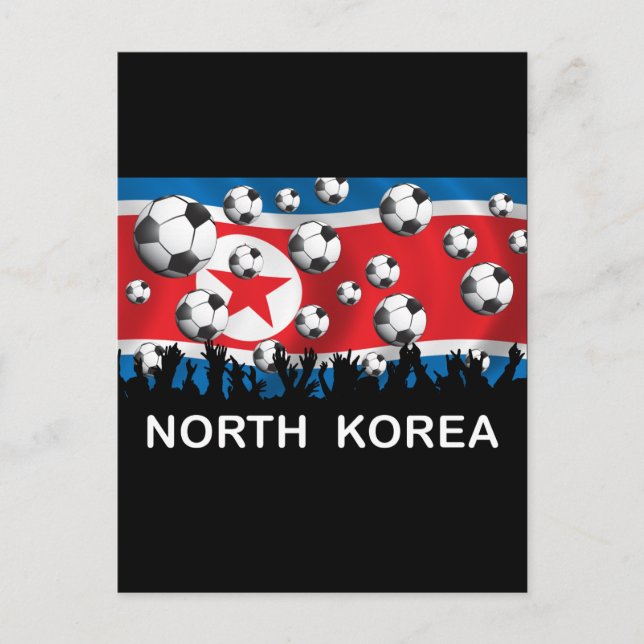 Postal Fútbol RPD de Corea (Anverso)