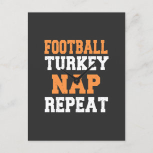 Postal Fútbol Turquía Nap Repetir Acción de Gracias
