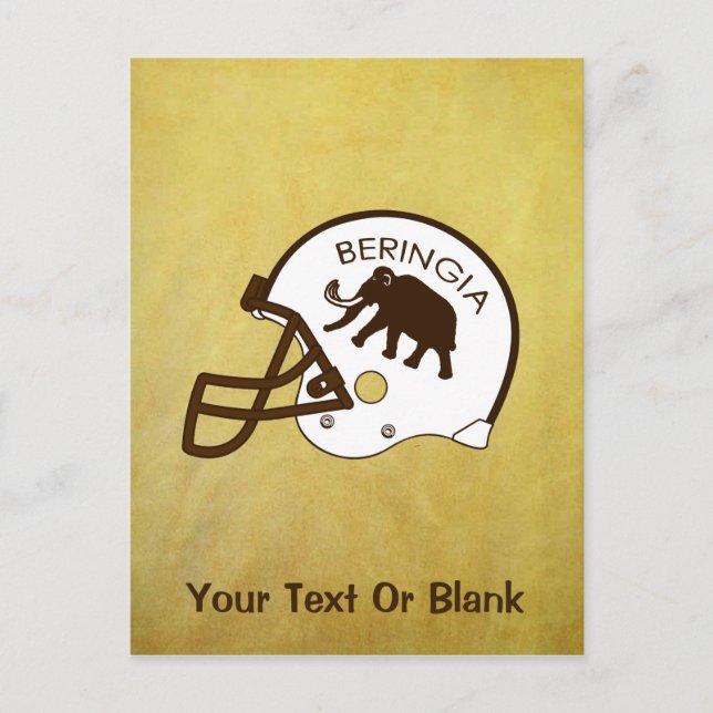 Postal Fútbol Universidad de Beringia (Anverso)