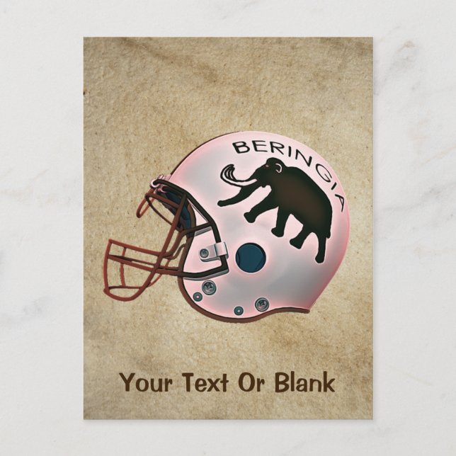 Postal Fútbol Universidad de Beringia (Anverso)