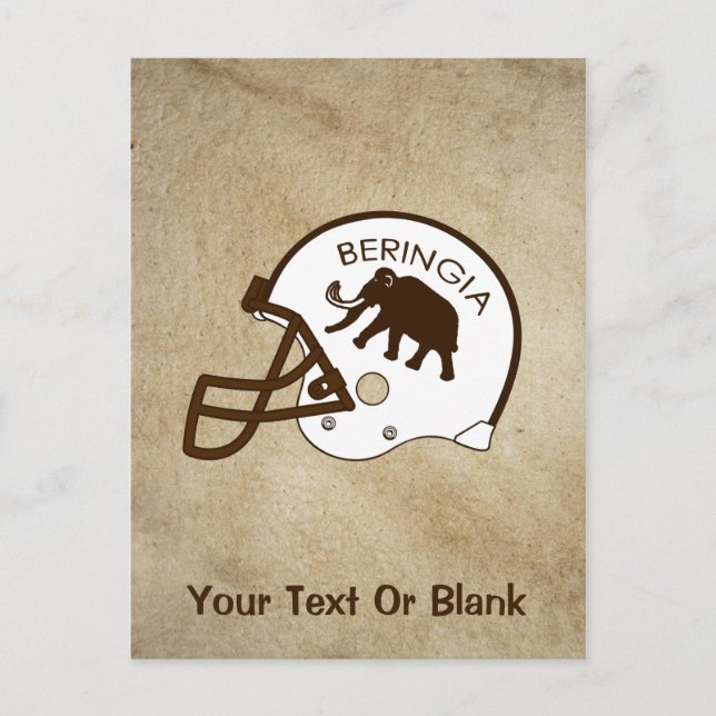 Postal Fútbol Universidad de Beringia (Anverso)