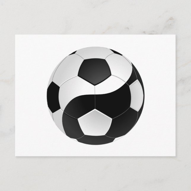 Postal Fútbol Yin Yang (Anverso)