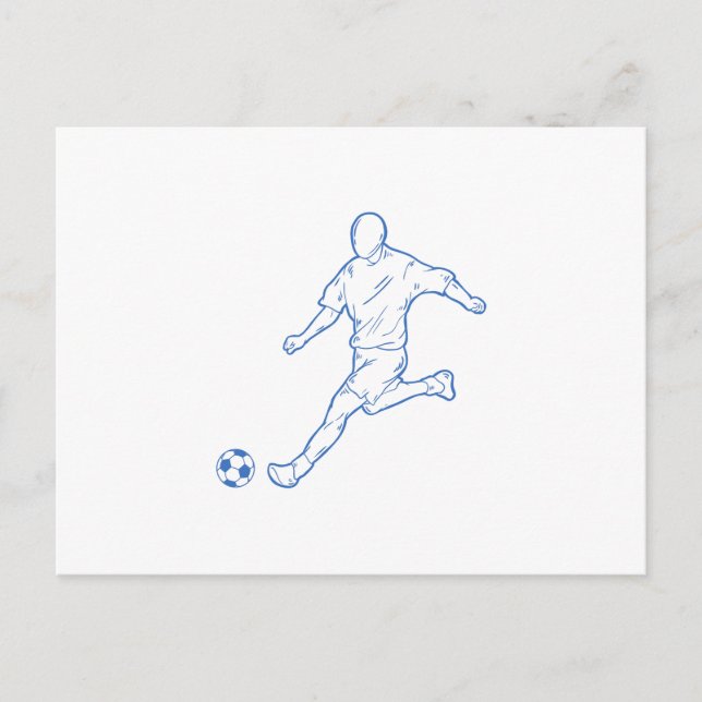 Postal futbolista (Anverso)