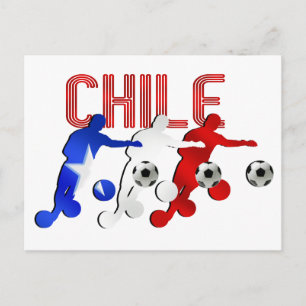 Postal Futbolistas de la selección de fútbol de Chile