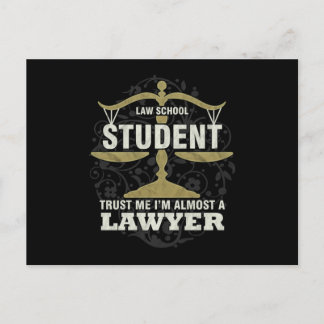 Postal Future Lawyer Gift Law School Student Im Almost A