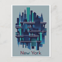 futurista moderno de nueva york