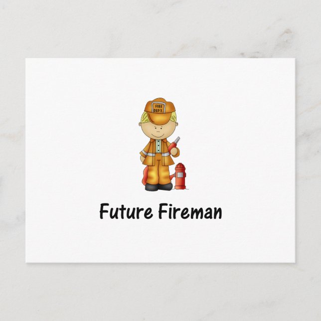 Postal futuro bombero (2) (Anverso)