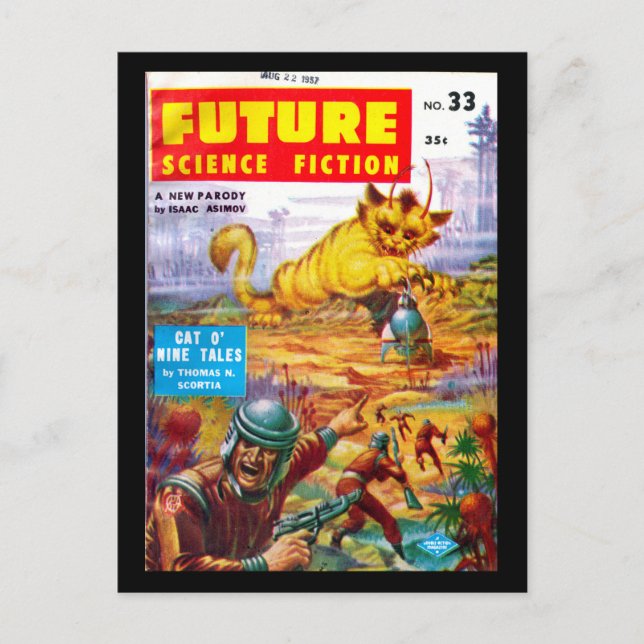 Postal Futuro junio de 1957_Pulp Art (Anverso)