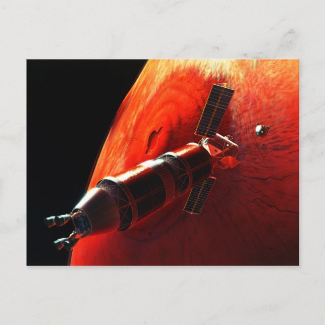 Postal Futuro Misión Marte Mons Olympus Mons (Anverso)
