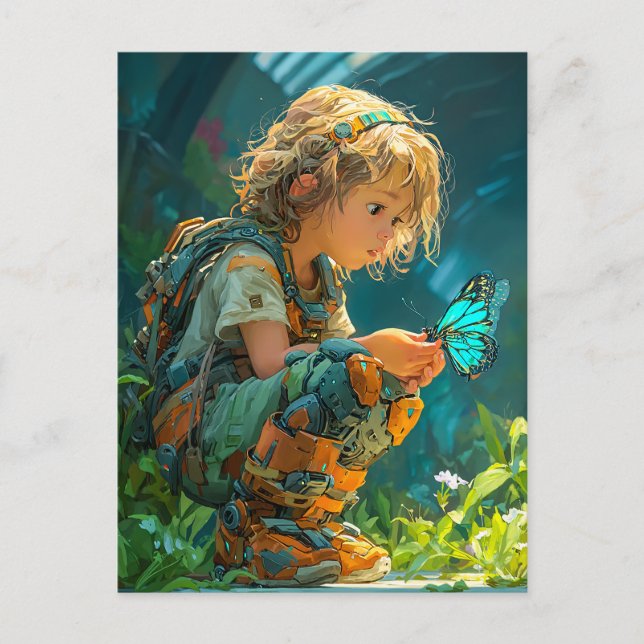Postal Futuro niño (Anverso)