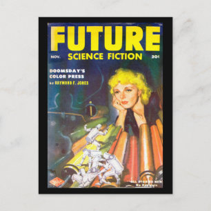 Postal Futuro Noviembre de 1952_Pulp Art