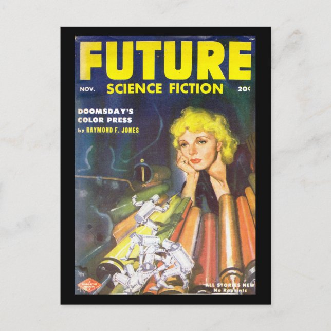 Postal Futuro Noviembre de 1952_Pulp Art (Anverso)