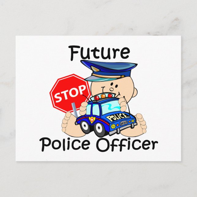 Postal Futuro Oficial de Policía (Anverso)
