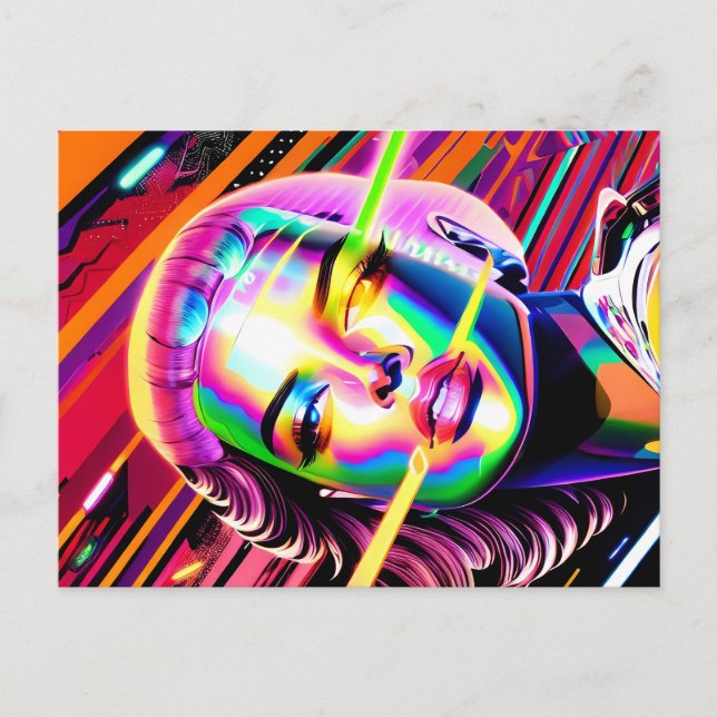 Postal Futuros desecados - Ken Gage Art (Anverso)