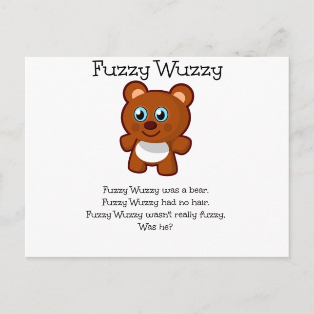 Postal Fuzzy Wuzzy (Anverso)