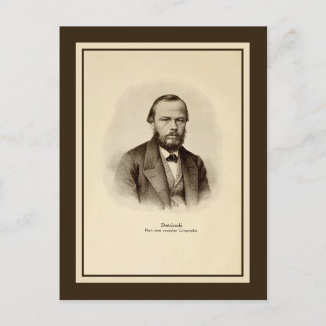 Postal Fyodor Mikhailovich Dostoyevsky (Anverso)