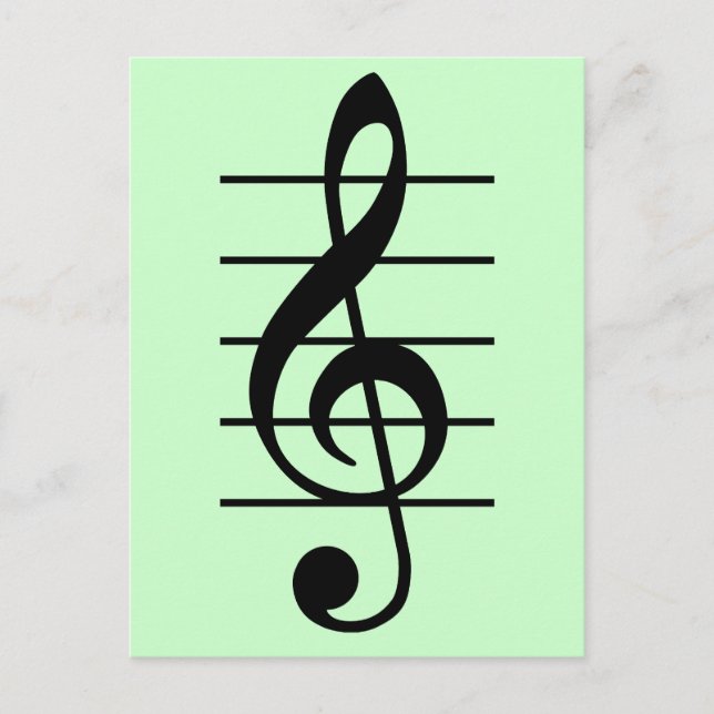 Postal G clef (Anverso)