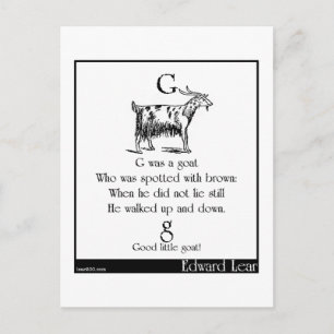 Postal G era una cabra