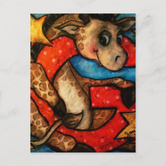 Postal G es para Giraffe