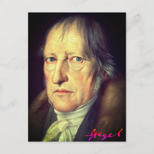 Postal G. W. F. Hegel (retrato de 1831)